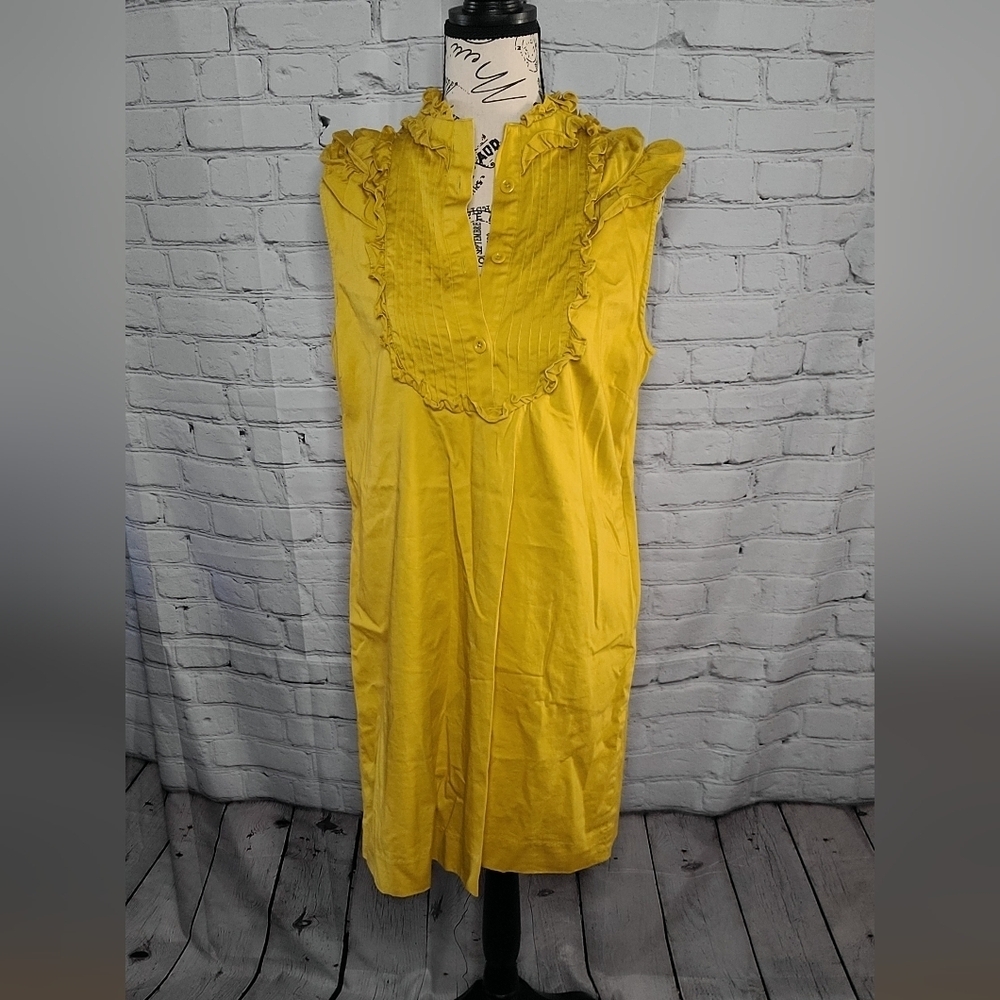 Fossil Ruffle tank top dress size medium